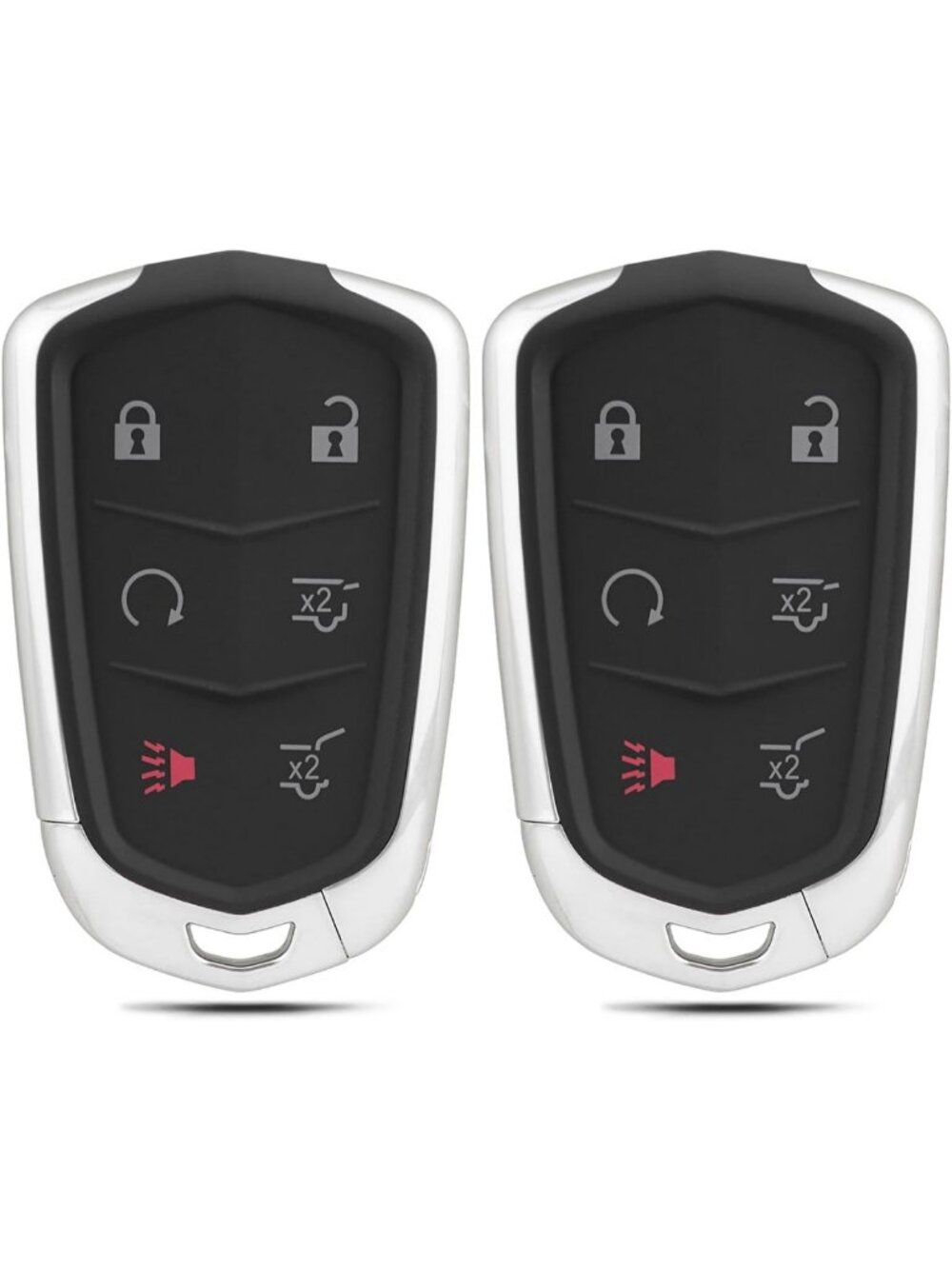 Key Fob Cover Replacement for Cadillac Escalade 2015-2020 | 6 Button Key Shell